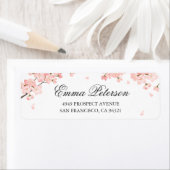 Hübsche Kirschblüten Name und Rücksendeadresse (Insitu)