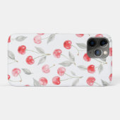 Hübsche Kirschfrucht Muster Case-Mate iPhone Hülle (Rückseite (Horizontal))