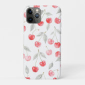 Hübsche Kirschfrucht Muster Case-Mate iPhone Hülle (Rückseite)