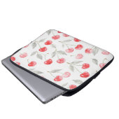 Hübsche Kirschfrucht Muster Laptopschutzhülle (Vorne Knopf)