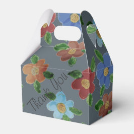 Hübsche Kiste mit Blume Geschenkschachtel