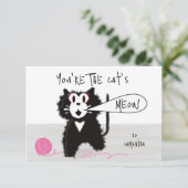 Hübsche Kiteklasse Valentine Cards Dankeskarte (Stehend Vorderseite)