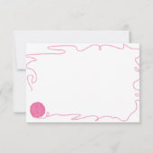 Hübsche Kiteklasse Valentine Cards Dankeskarte (Rückseite)