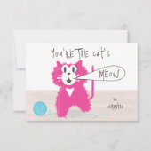 Hübsche Kiteklasse Valentine Cards Dankeskarte (Vorderseite)