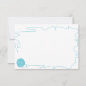 Hübsche Kiteklasse Valentine Cards Dankeskarte (Rückseite)