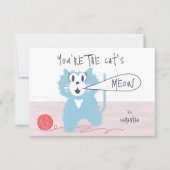 Hübsche Kiteklasse Valentine Cards Dankeskarte (Vorderseite)