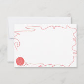Hübsche Kiteklasse Valentine Cards Dankeskarte (Rückseite)