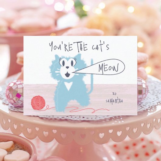 Hübsche Kiteklasse Valentine Cards Dankeskarte