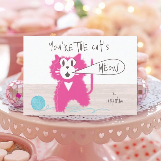 Hübsche Kiteklasse Valentine Cards Dankeskarte
