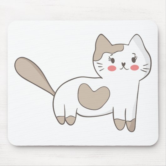 Hübsche Kitty Mousepad (Vorne)
