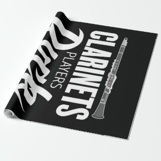 hübsche Klarinette Geschenkpapier