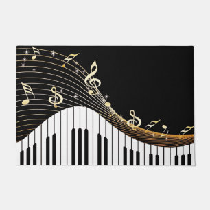 Hübsche Klavier-Türmatte, Geschenkidee für Klavier Fußmatte