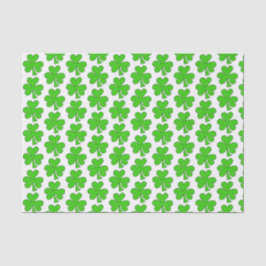 Hübsche Kleeblätter Seidenpapier