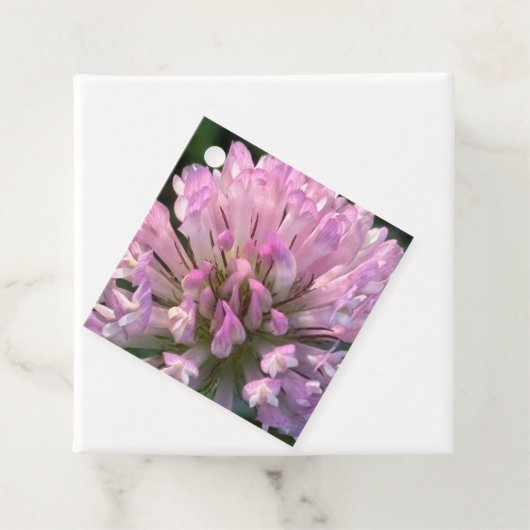 Hübsche Kleeblüte Geschenkanhänger (Beispiel)