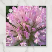 Hübsche Kleeblüte Geschenkanhänger (Vorderseite)