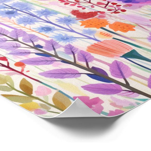 Hübsche kleine Blume Poster (Ecke)