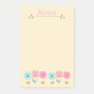 Hübsche kleine Blumen Post-it Klebezettel