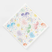 Hübsche Kleine Einhornpapiere Napkins Serviette (Ecke)