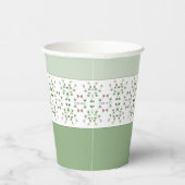 Hübsche kleine florale Akzentuierung Pappbecher (Rechts)