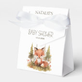 Hübsche kleine Fuchs-Babyshower-Geschenkboxen Geschenkschachtel (Vorderseite)