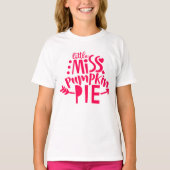 Hübsche kleine Miss Pumpkin Pie Kid's T - Shirt (Vorderseite)