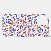 Hübsche kleine orangefarbene Blume nahtlos Case-Mate iPhone Hülle (Rückseite (Horizontal))