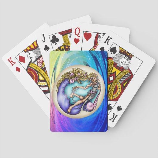 Hübsche kleine Perle Spielkarten (Rückseite)