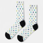 Hübsche kleine Punkte Socken (Linkes Detail)