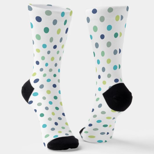 Hübsche kleine Punkte Socken (Gewinkelt)
