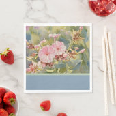 Hübsche kleine Rosas - Papiertaschentuch Serviette (Beispiel)