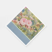 Hübsche kleine Rosas - Papiertaschentuch Serviette (Ecke)