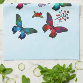 Hübsche Kleine Schmetterlinge Geschirrtuch (Gefaltet)