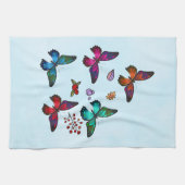 Hübsche Kleine Schmetterlinge Geschirrtuch (Horizontal)