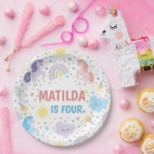 Hübsche Kleine Unicorns Papier-Teller Pappteller (Party)