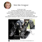 Hübsche kleine Ziege - Weihnachten noch? Karte