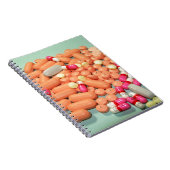 hübsche kleine Zuckertabletten Notizblock (Rechte Seite)