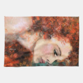 Hübsche Kopfhaut Frauen Küchentuch (Horizontal)