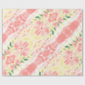 Hübsche Korallenblume Geschenkpapier (Flach)