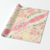 Hübsche Korallenblume Geschenkpapier (Ungerollt)