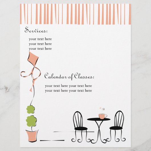 Hübsche Korallentür Flyer (Hinten)