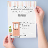 Hübsche Korallentür Flyer (Hand)