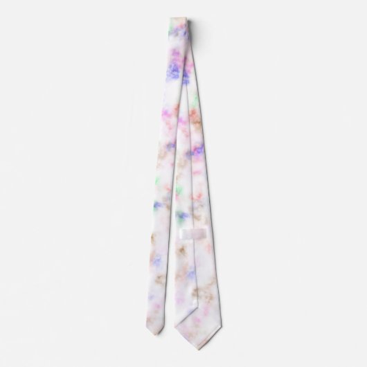 Hübsche Krawatte für mehrfarbiges Marmormuster (Rückseite)