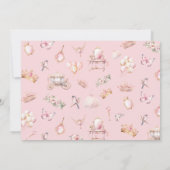 Hübsche Kronprinzessin Mädchen Geburtstag Danke Ka Einladung (Rückseite)