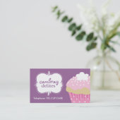 Hübsche Kuchen-Geschäfts-Karte Visitenkarte (Stehend Vorderseite)