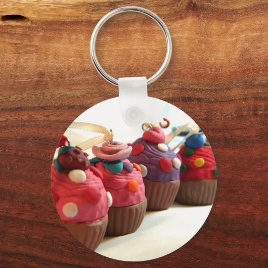 Hübsche Kuchen Schlüsselanhänger (Vorderseite)
