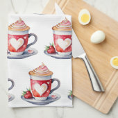 Hübsche Küchenhandtücher Geschirrtuch (Viertel Falte)