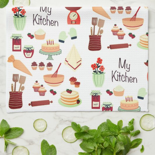 Hübsche Küchenhandtücher Geschirrtuch (Gefaltet)