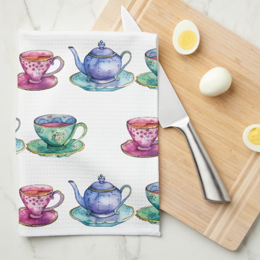 Hübsche Küchenhandtücher Geschirrtuch (Viertel Falte)