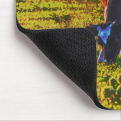 Hübsche Kuh Texas Art Mouse Pad Mousepad (Ecke)