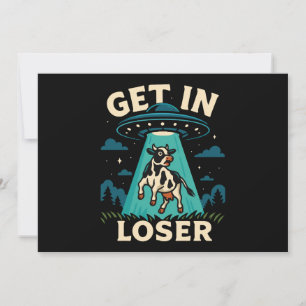 Hübsche Kuhentführung durch UFO Einladung